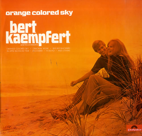 Bert Kaempfert Orange Colored Sky vinyl LP album (LP record) UK BKPLPOR563178
