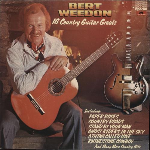 Bert Weedon 16 Country Guitar Greats vinyl LP album (LP record) UK B/WLPCO719294