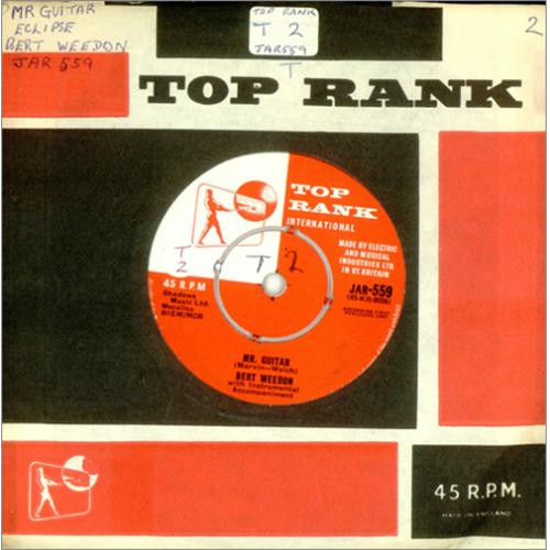 Bert Weedon Mr. Guitar 7" vinyl single (7 inch record / 45) UK B/W07MR419771