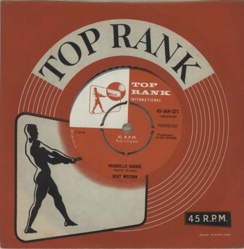 Bert Weedon Nashville Boogie 7" vinyl single (7 inch record / 45) UK B/W07NA685738