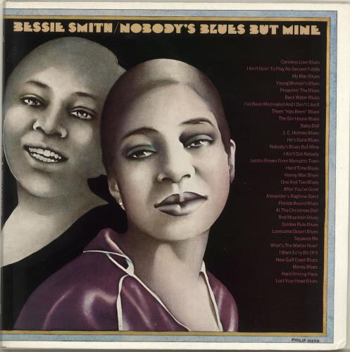 Bessie Smith Nobody's Blues But Mine - 2nd 2-LP vinyl record set (Double LP Album) UK BEH2LNO703679