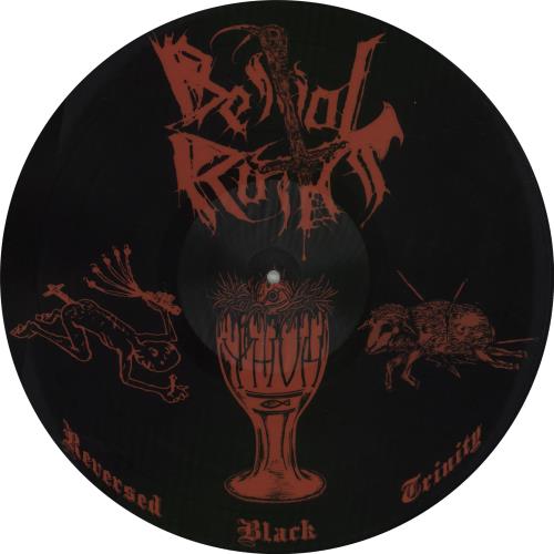 Bestial Raids Reversed Black Trinity picture disc LP (vinyl picture disc album) Canadian IKZPDRE659093