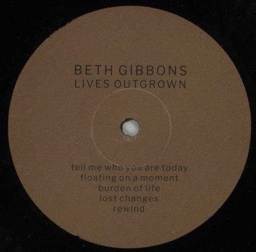 Beth Gibbons Lives Outgrown vinyl LP album (LP record) UK BTGLPLI871403