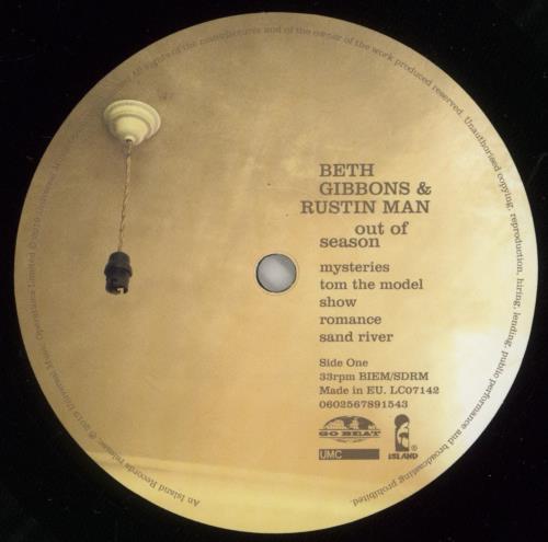 Beth Gibbons Out Of Season vinyl LP album (LP record) UK BTGLPOU874918