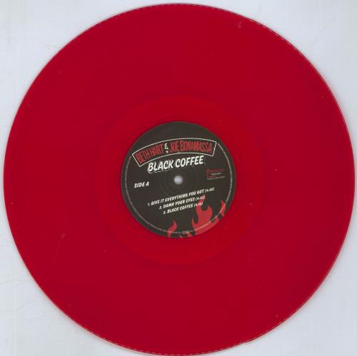 Beth Hart & Joe Bonamassa Black Coffee - Red Vinyl 2-LP vinyl record set (Double LP Album) UK 11Y2LBL819939