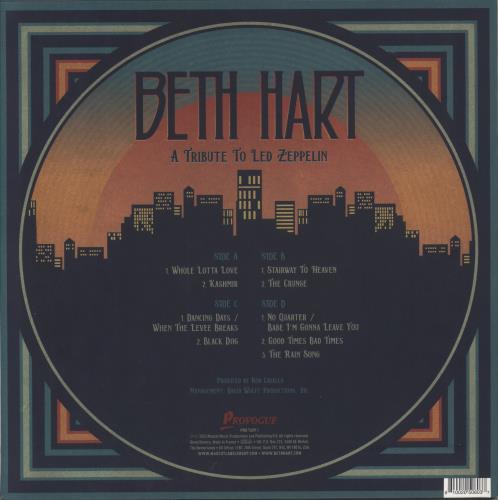 Beth Hart A Tribute To Led Zeppelin - 180 Gram Vinyl 2-LP vinyl record set (Double LP Album) UK 0G12LAT861565