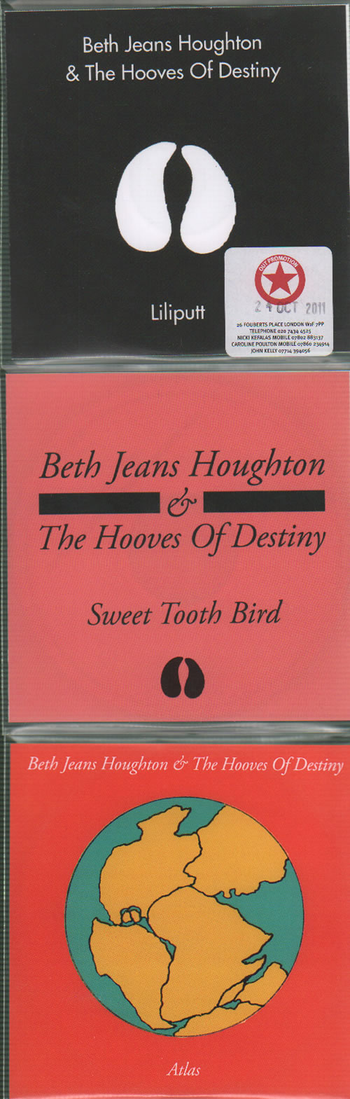Beth Jeans Houghton Quantity of Four Promotional CDs CD-R acetate UK G2XCRQU634072
