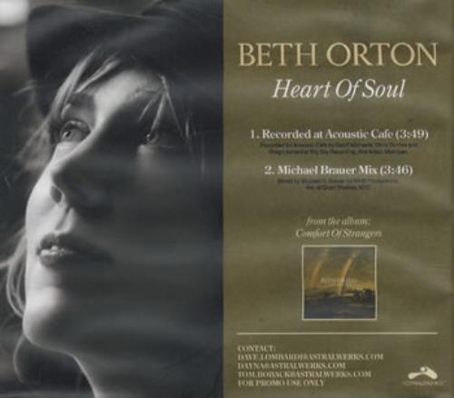 Beth Orton Heart Of Soul CD-R acetate US BETCRHE379902