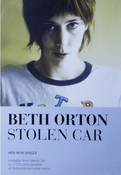 Beth Orton Stolen Car poster UK BETPOST515049