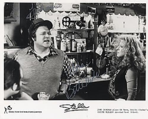 Bette Midler Autographed Stella Photograph photograph UK BMIPHAU259417
