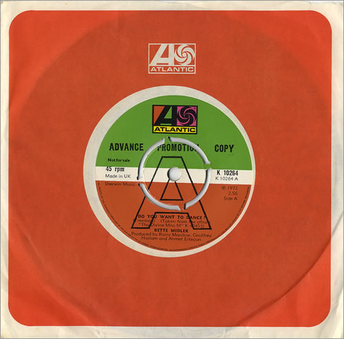 Bette Midler Do You Want To Dance ? 7" vinyl single (7 inch record / 45) UK BMI07DO479842