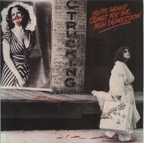 Bette Midler Songs For The New Depression vinyl LP album (LP record) Australian BMILPSO725509