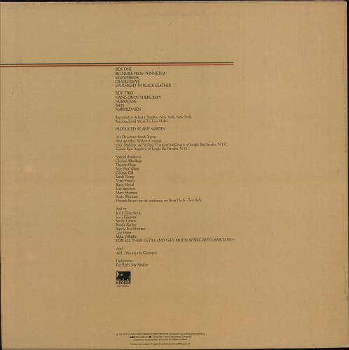 Bette Midler Thighs And Whispers + inner vinyl LP album (LP record) UK BMILPTH779544