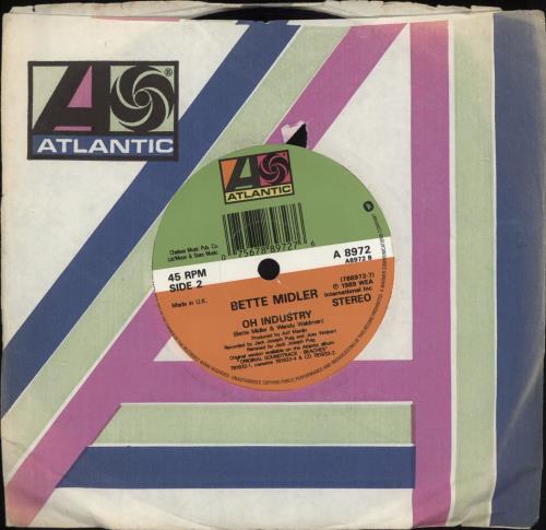 Bette Midler Wind Beneath My Wings 7" vinyl single (7 inch record / 45) UK BMI07WI700372