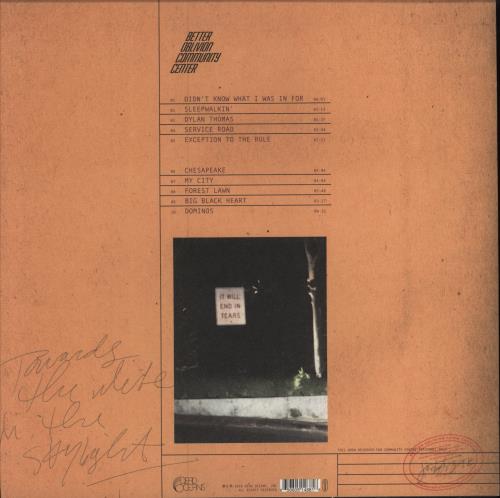 Better Oblivion Community Center Better Oblivion Community Center vinyl LP album (LP record) US 4I8LPBE785028