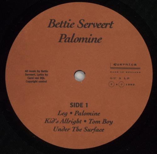 Bettie Serveert Palomine vinyl LP album (LP record) UK BSVLPPA623920