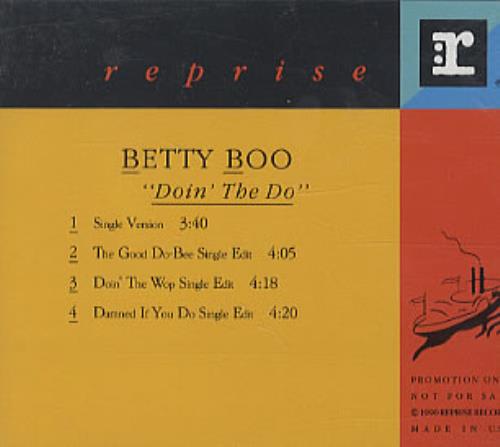 Betty Boo Doin' The Do CD single (CD5 / 5") US BOOC5DO103635