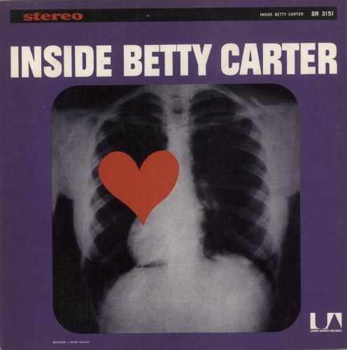 Betty Carter Inside Betty Carter vinyl LP album (LP record) Japanese 1BCLPIN883754