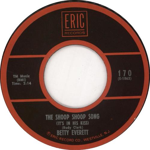 Betty Everett The Shoop Shoop Song (It's In His Kiss) 7" vinyl single (7 inch record / 45) US 1BE07TH749703