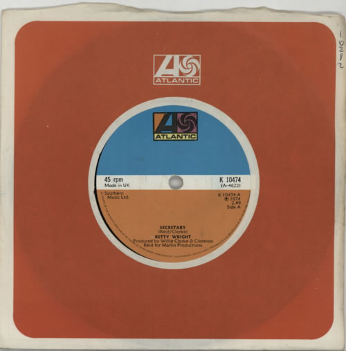 Betty Wright Secretary 7" vinyl single (7 inch record / 45) UK BWR07SE609873