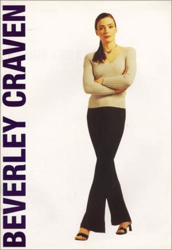 Beverley Craven Tour Programme tour programme UK BCRTRTO383662