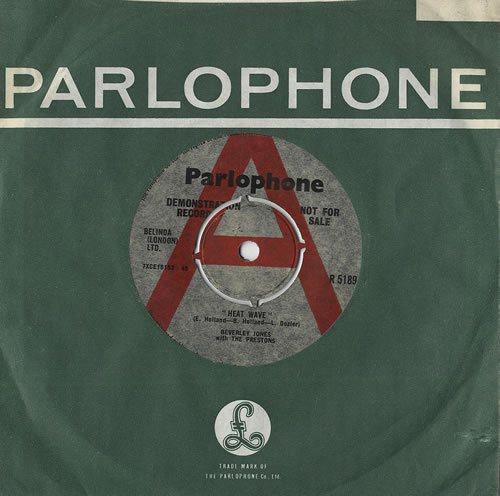 Beverley Jones Heat Wave 7" vinyl single (7 inch record / 45) UK 8BJ07HE483625