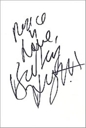 Beverley Knight Autograph On Plain Card memorabilia UK BKIMMAU260745