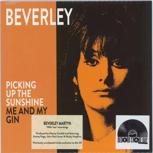 Beverley Martyn Picking Up The Sunshine - RSD17 - Sealed 7" vinyl single (7 inch record / 45) UK BVM07PI770160