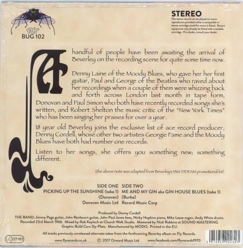 Beverley Martyn Picking Up The Sunshine - RSD17 - Sealed 7" vinyl single (7 inch record / 45) UK BVM07PI770160