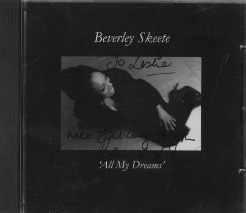 Beverley Skeete All My Dreams - Autographed CD album (CDLP) UK 5-4CDAL815307