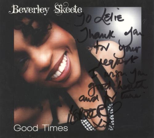 Beverley Skeete Good Times - Autographed CD album (CDLP) UK 5-4CDGO815304