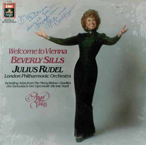 Beverly Sills Welcome To Vienna vinyl LP album (LP record) Canadian B0KLPWE474044