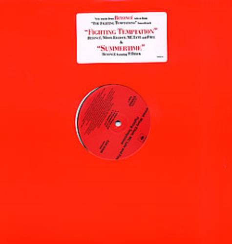 Beyonc� Fighting Temptaion 12" vinyl single (12 inch record / Maxi-single) US BYK12FI273356