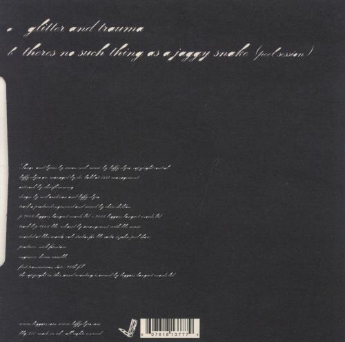 Biffy Clyro Glitter & Trauma 7" vinyl single (7 inch record / 45) UK B.Y07GL296752