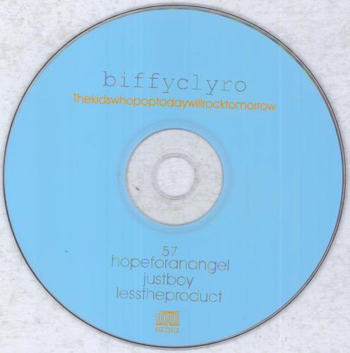 Biffy Clyro Thekidswhopoptodaywillrocktomorrow CD single (CD5 / 5") UK B.YC5TH837156