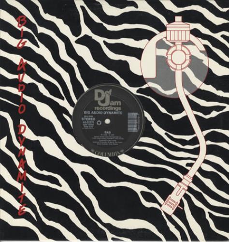 Big Audio Dynamite Bad 12" vinyl single (12 inch record / Maxi-single) US BAD12BA345047