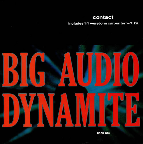 Big Audio Dynamite Contact 12" vinyl single (12 inch record / Maxi-single) UK BAD12CO102599