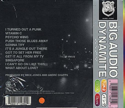 Big Audio Dynamite F-Punk - Sealed CD album (CDLP) US BADCDFP361536