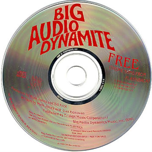 Big Audio Dynamite Free CD single (CD5 / 5") US BADC5FR33120