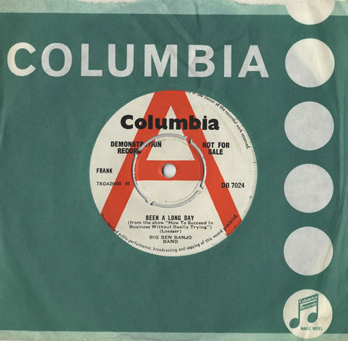 Big Ben Banjo Band Been A Long Day 7" vinyl single (7 inch record / 45) UK B1D07BE474602