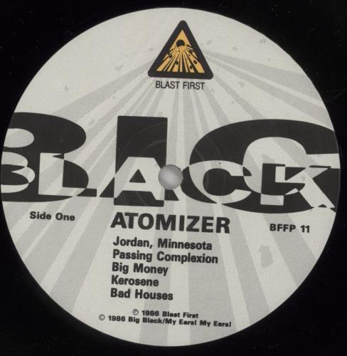 Big Black Atomizer vinyl LP album (LP record) UK BACLPAT332020