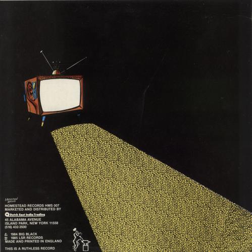 Big Black Racer-X - EX vinyl LP album (LP record) UK BACLPRA867092