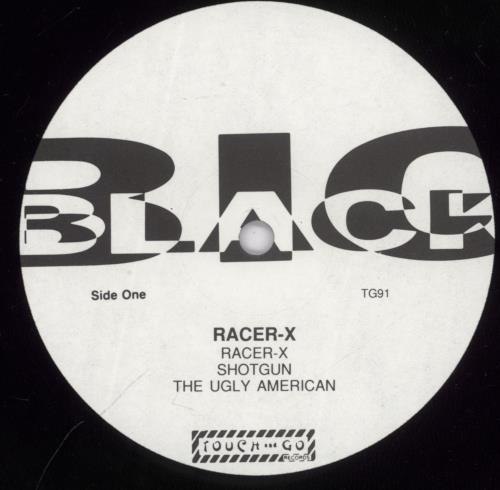Big Black Racer-X vinyl LP album (LP record) US BACLPRA892244