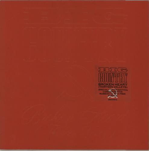 Big Country Broken Heart (Thirteen Valleys) + Poster 12" vinyl single (12 inch record / Maxi-single) UK BIG12BR484970