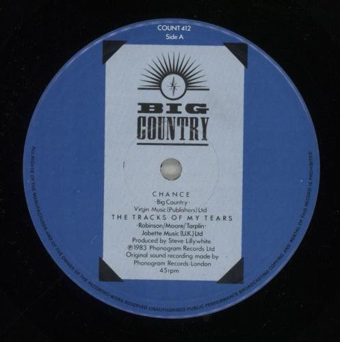 Big Country Chance 12" vinyl single (12 inch record / Maxi-single) UK BIG12CH14519