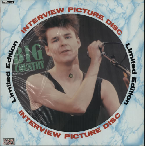 Big Country Interview Picture Disc picture disc LP (vinyl picture disc album) UK BIGPDIN41466
