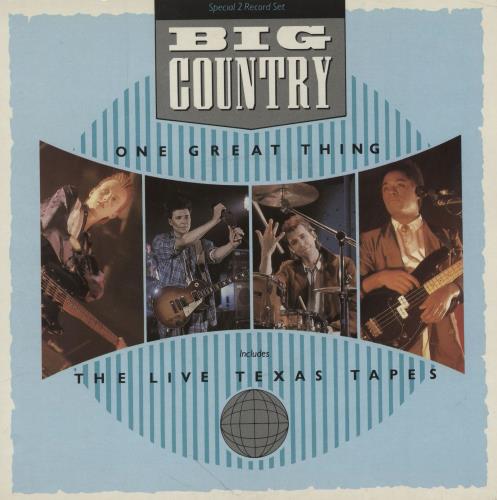Big Country One Great Thing 7" vinyl single (7 inch record / 45) UK BIG07ON03510