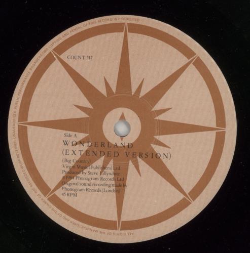 Big Country Wonderland (Extended Version) 12" vinyl single (12 inch record / Maxi-single) UK BIG12WO14525