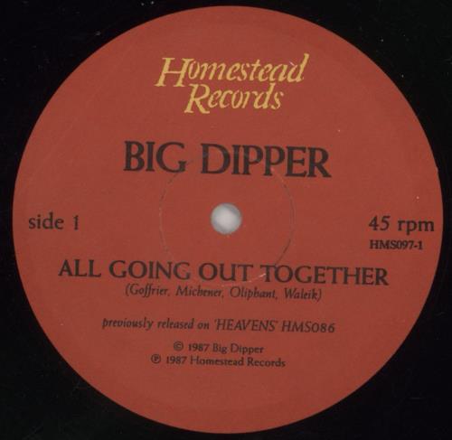 Big Dipper All Going Out Together 12" vinyl single (12 inch record / Maxi-single) US B7I12AL524437