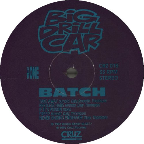 Big Drill Car Batch vinyl LP album (LP record) US H2GLPBA636828